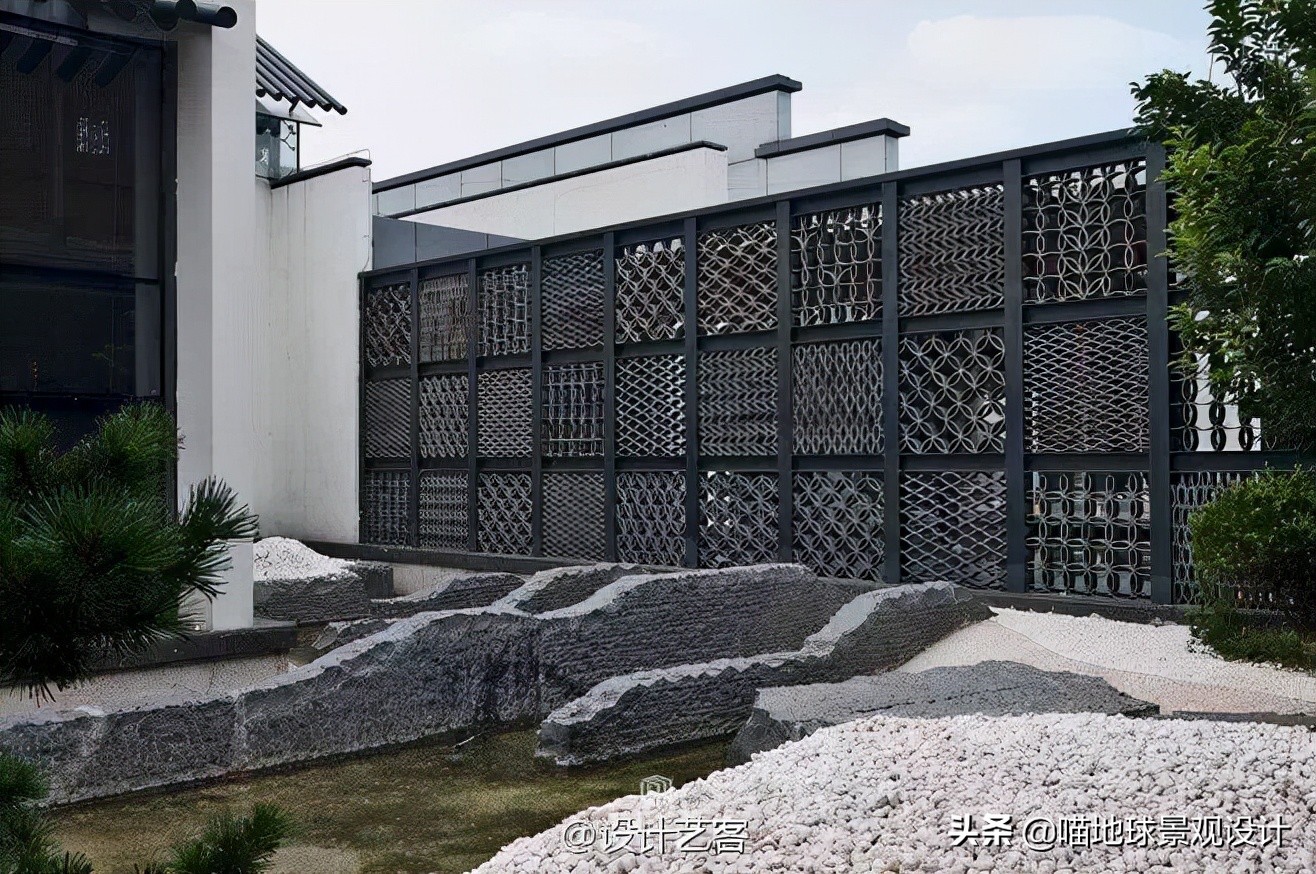 60平方别墅庭院效果图大全,60款优秀的别墅庭院创意背景景墙