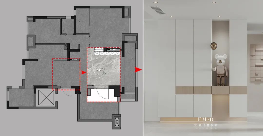 看看别人家的130㎡三居室!北雁湖两套案例对比,改善型很走心