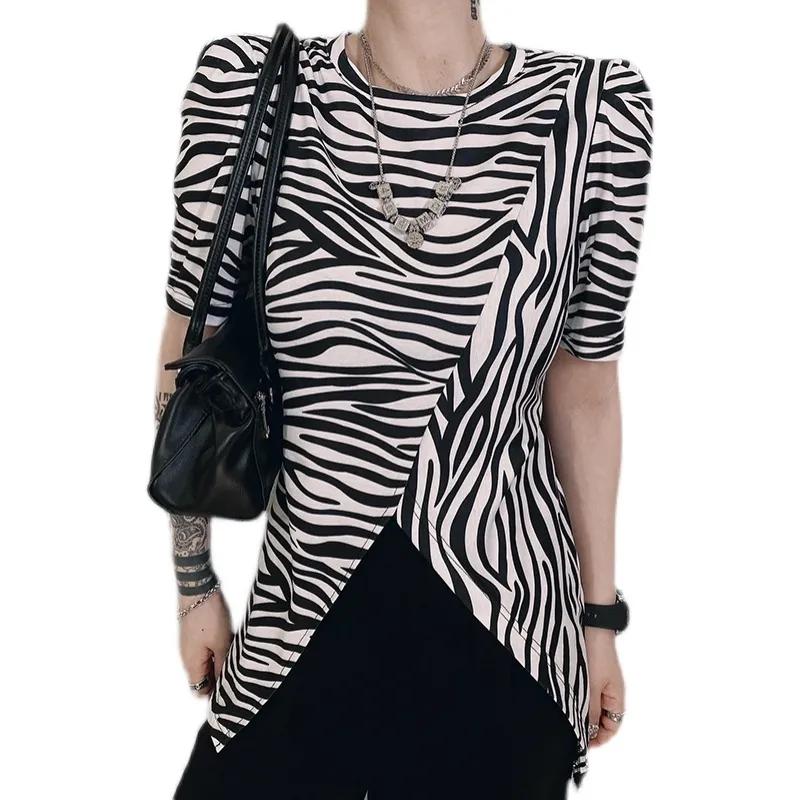 黑色闪电t恤推荐,小心机夏日百搭t恤