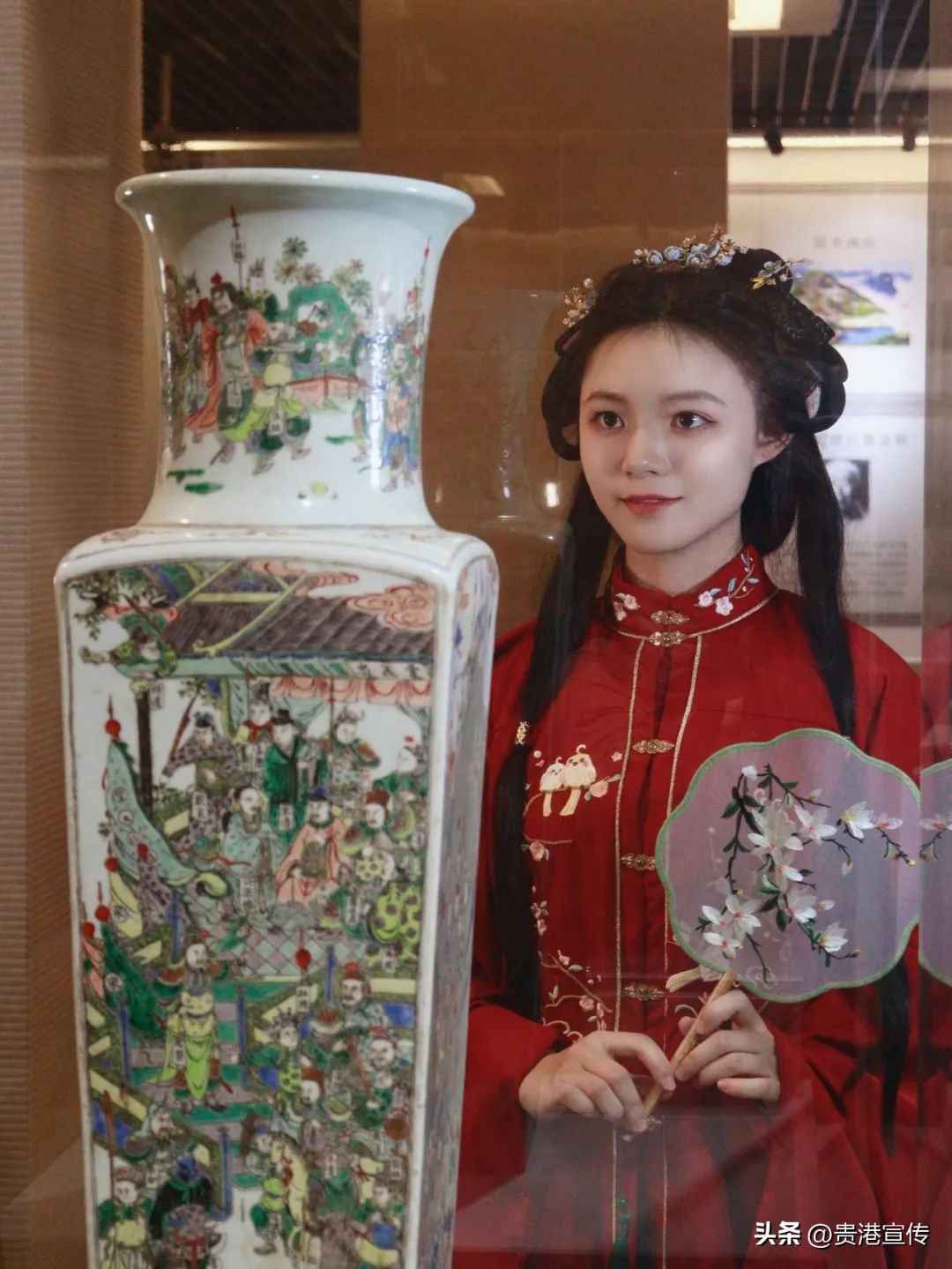 国潮贵港系列｜扮古妆，着汉服，换个方式逛贵港市博物馆~
