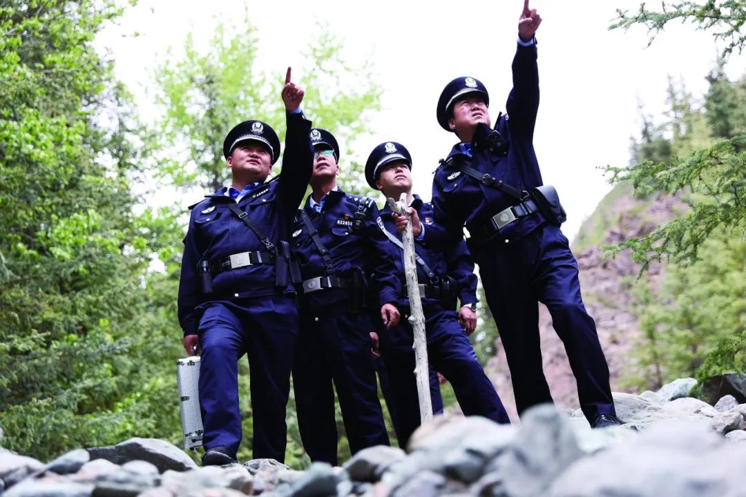 警察蓝生态绿,警察蓝守护安全