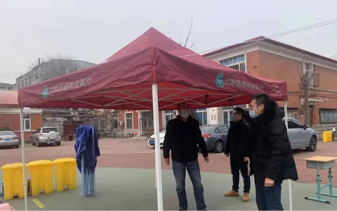 党员下沉社区携手助力疫情防控,滨海农商行疫情