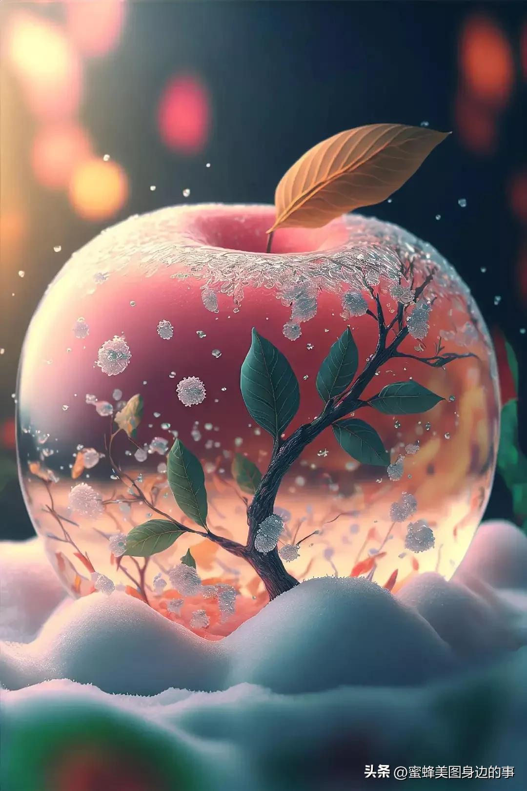 平安夜结平安果祝友友们平安喜乐,平安夜接平安果愿大家都平平安安