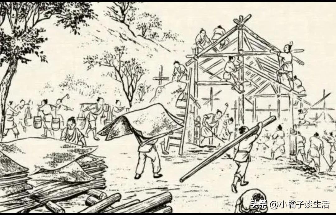 俗语盖房,盖房前后有靠山是什么意思