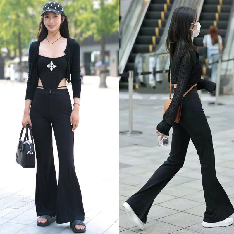 去了其他城市才知道重庆有多繁华,重庆街拍穿搭时尚多层裤