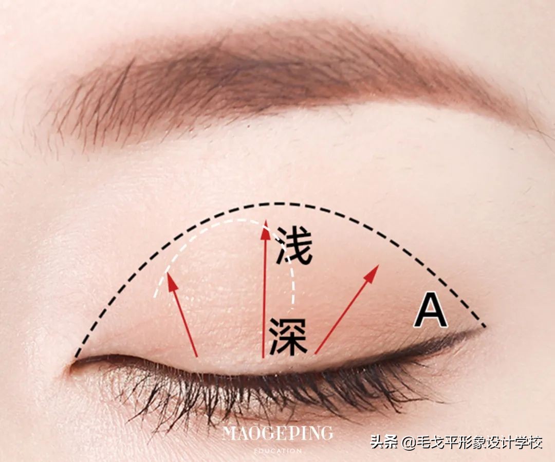 3ceovertake内双肿眼泡眼妆教程,自我美妆肿眼泡内双眼妆画法