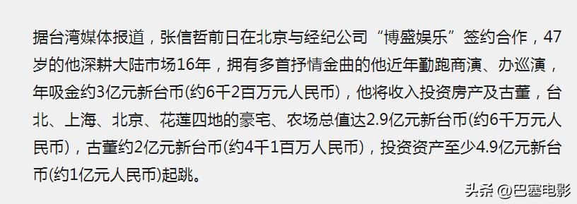 张信哲慈善晚宴,张信哲为什么老了出场费还这么高