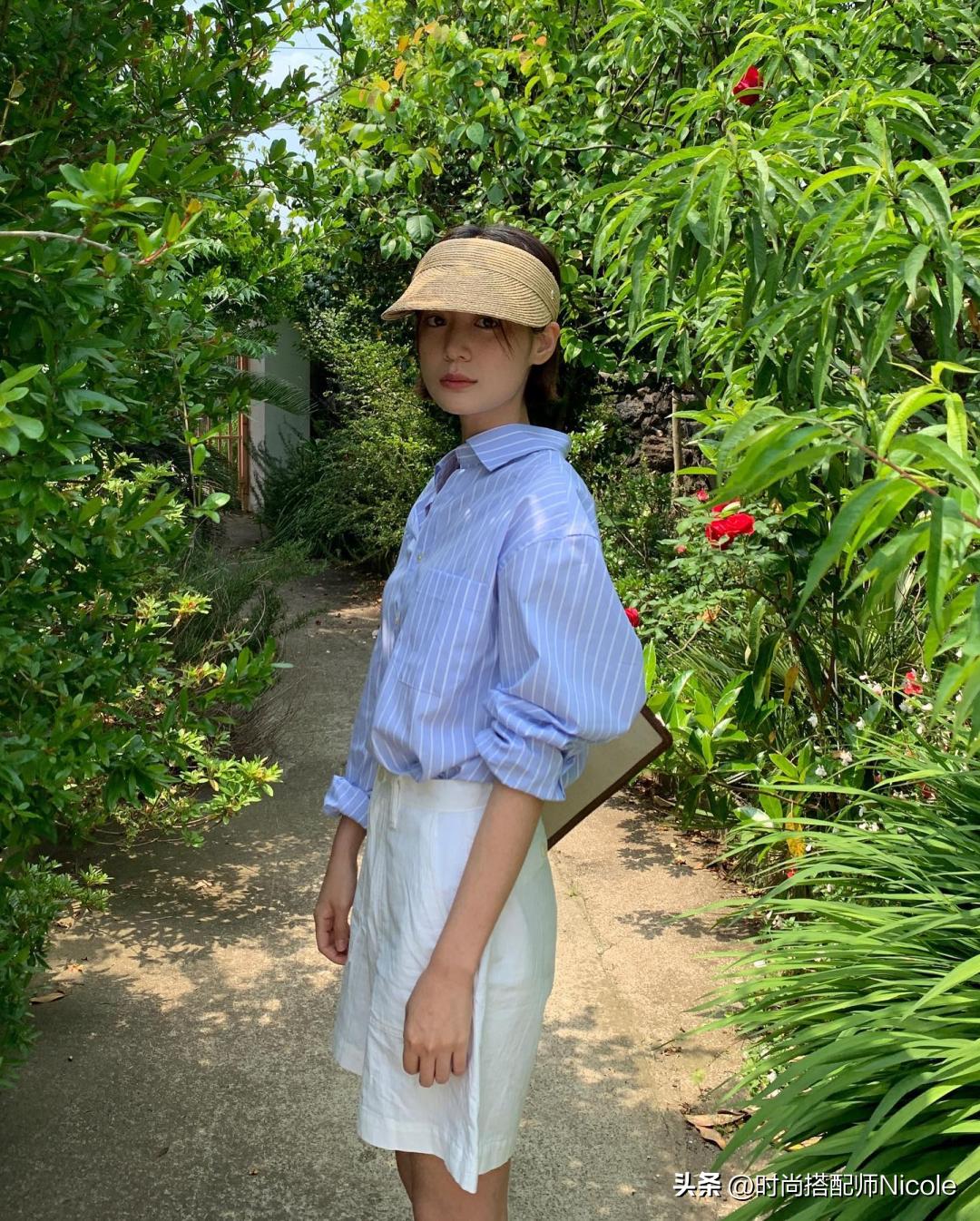 韩系女性穿搭简单好看,韩式穿搭怎么搭