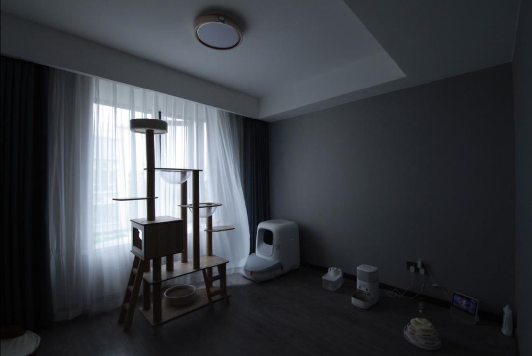 5.6米客厅餐厅一体横厅效果图,横厅客厅餐厅阳台一体装修实景图