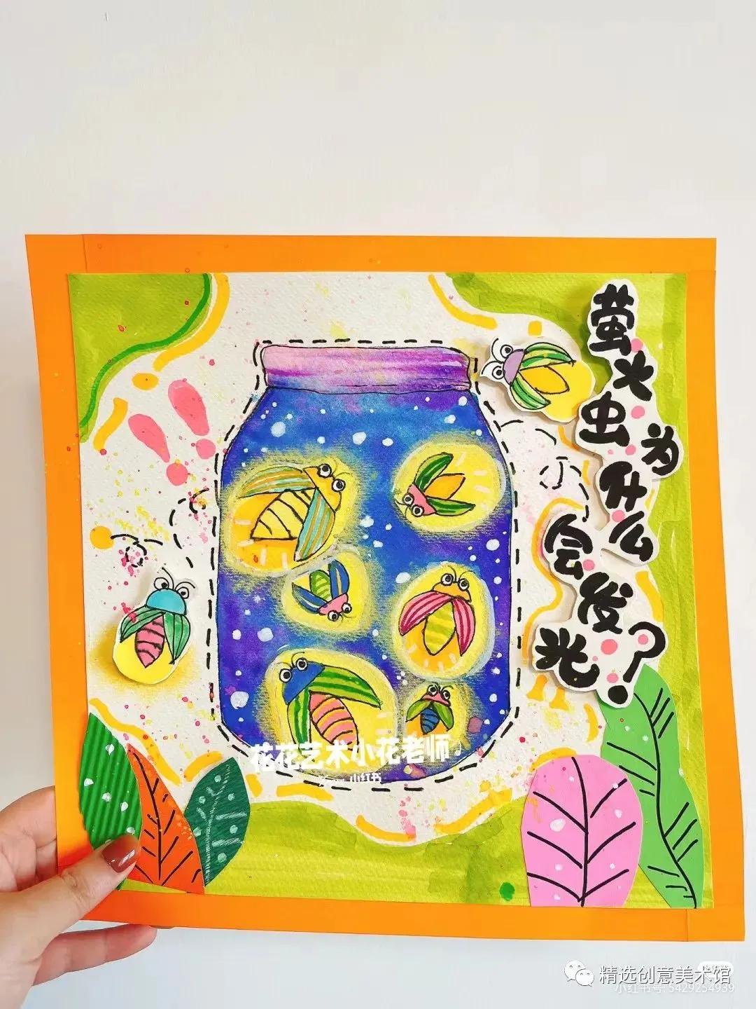 少儿画风景画简单又好看,适合8到12岁学生的绘画范画