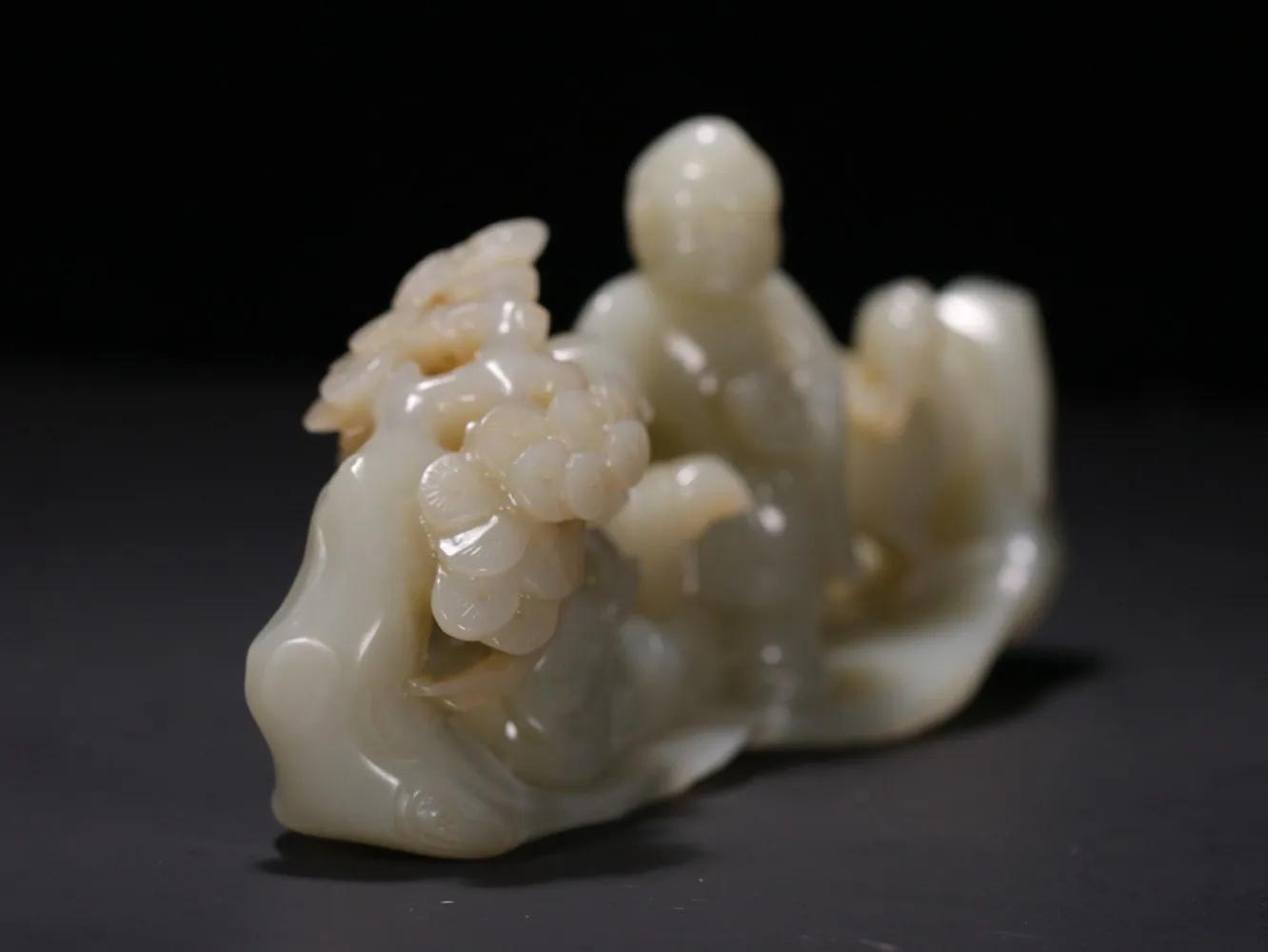 和田玉毛笔架,和田玉笔架视频大全