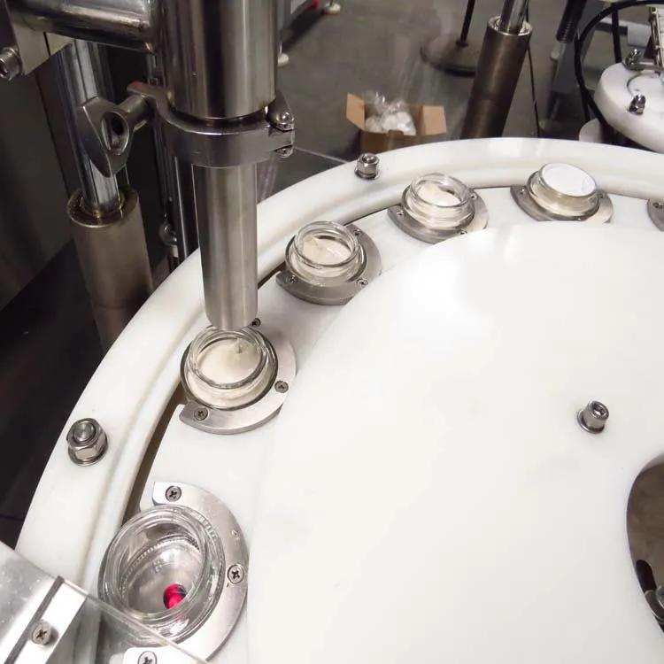 ZHL-F30全自动药膏瓶装灌装机铝膜封口旋盖机