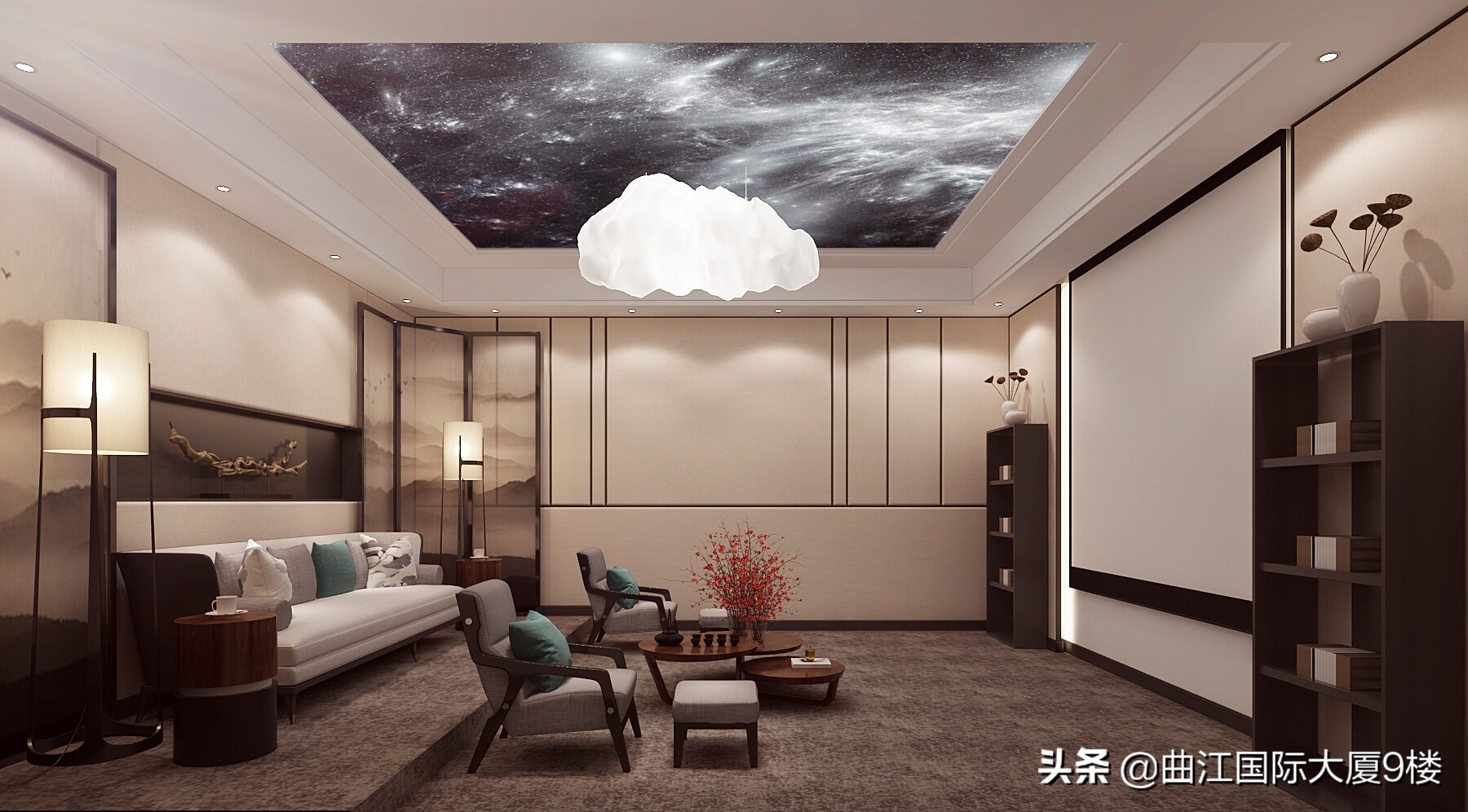 达观天下复式装修,达观天下一楼带院子