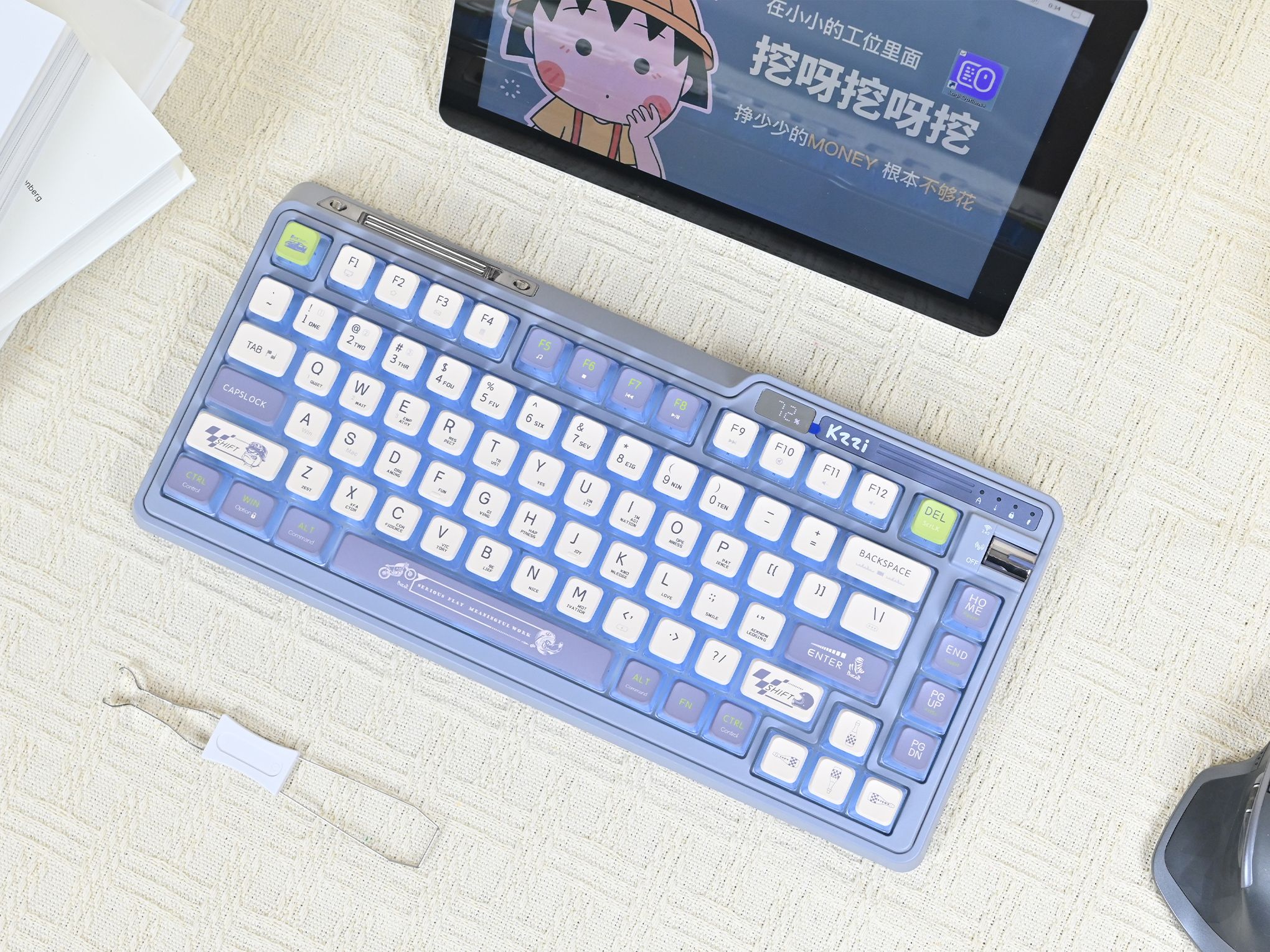 珂芝k75pro侧刻键盘实测,珂芝k75键盘选什么轴