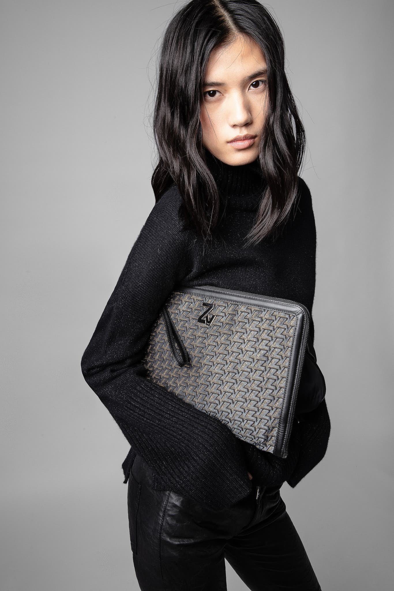 法国轻奢juzd包包,zadigvoltaire包包黑色