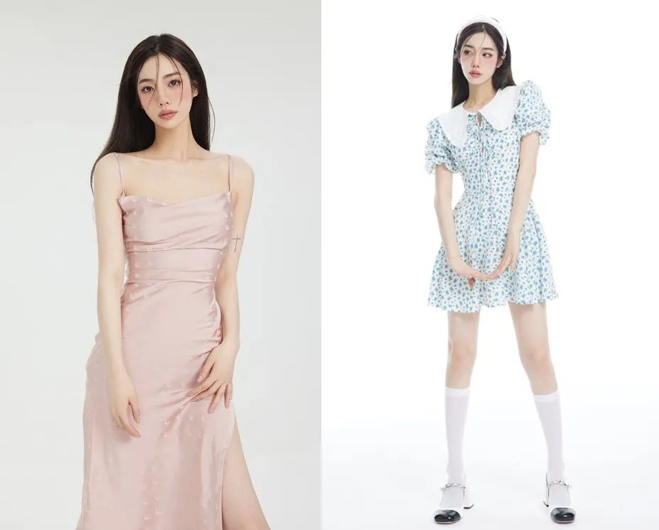 如果淘宝模特界有咖位，这两位小姐姐大概是人气“流量小花”吧