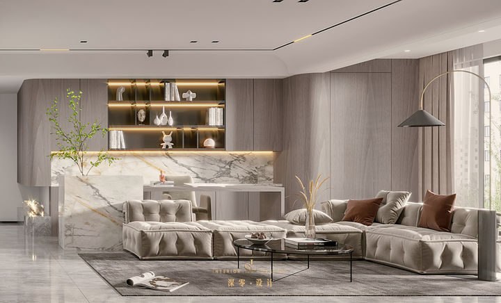 安排个书架墙，是家里最好的不动产，如此看来，完全没必要空间房