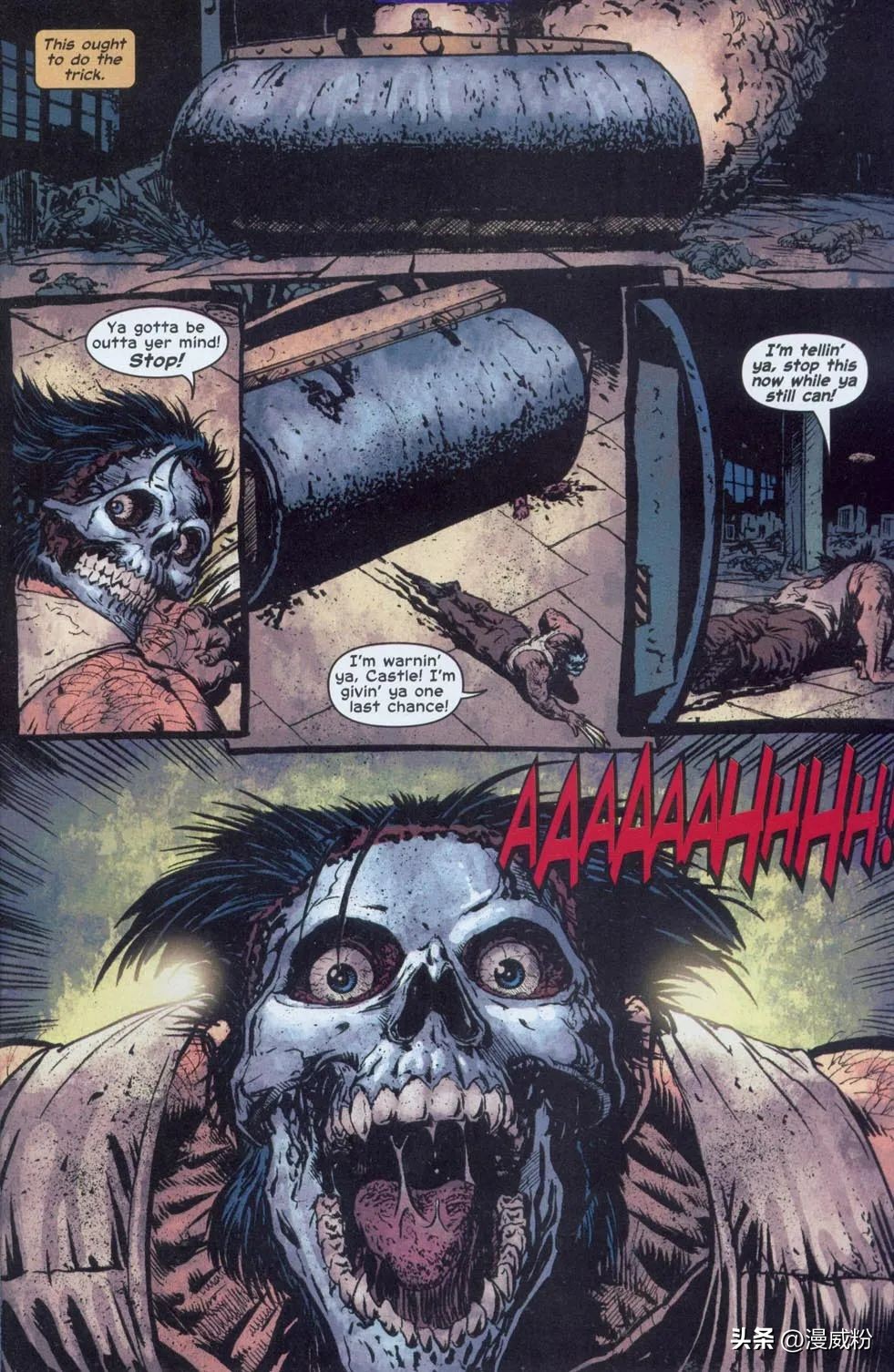 漫威反派被暴打,漫威漫画金刚狼被打得最惨的一次