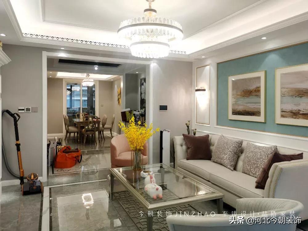 融创精装后现代轻奢装修风格,融创中心美式装修图