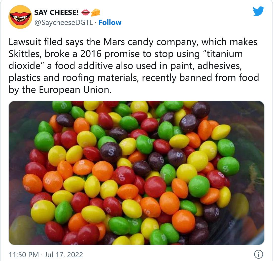 玛氏回应彩虹糖被指可致dna改变 (吃玛氏彩虹糖会有什么后遗症)