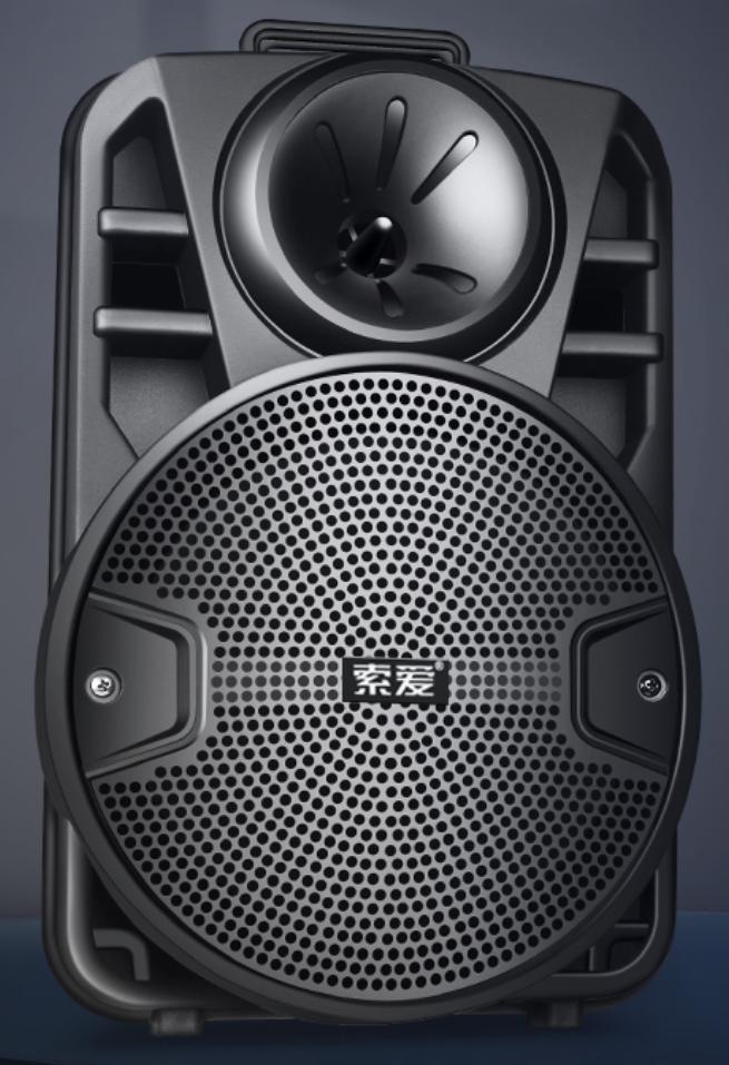 索爱户外k歌便携式广场舞音箱,索爱广场舞音箱带蓝牙显示屏