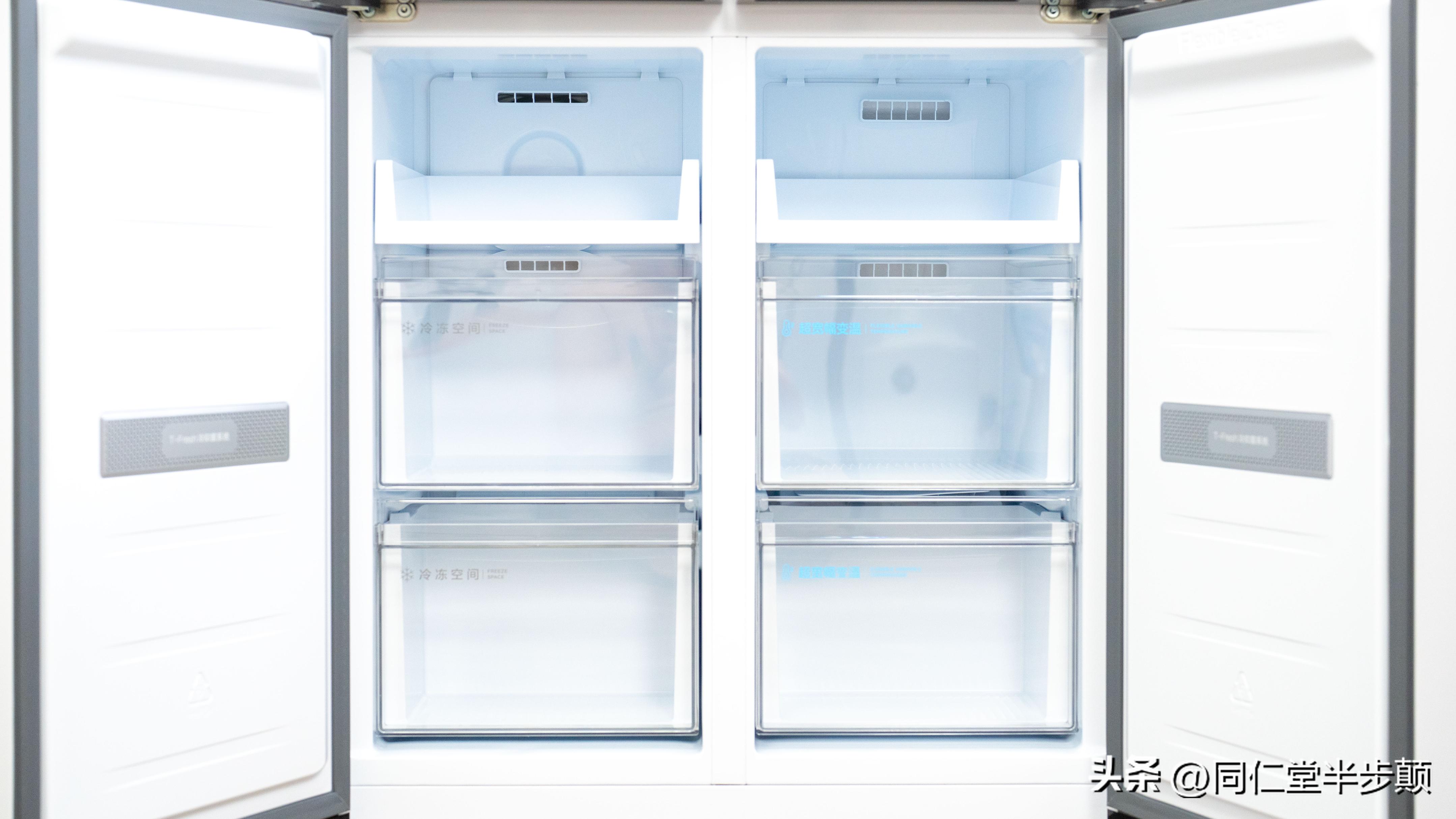 tcl零缝隙嵌入式t9冰箱,tcl超薄冰箱t9参数是双变频吗