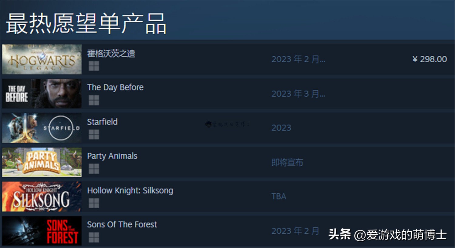 哪款游戏斩获2020年steam最佳游戏,steam22年最值得期待的游戏