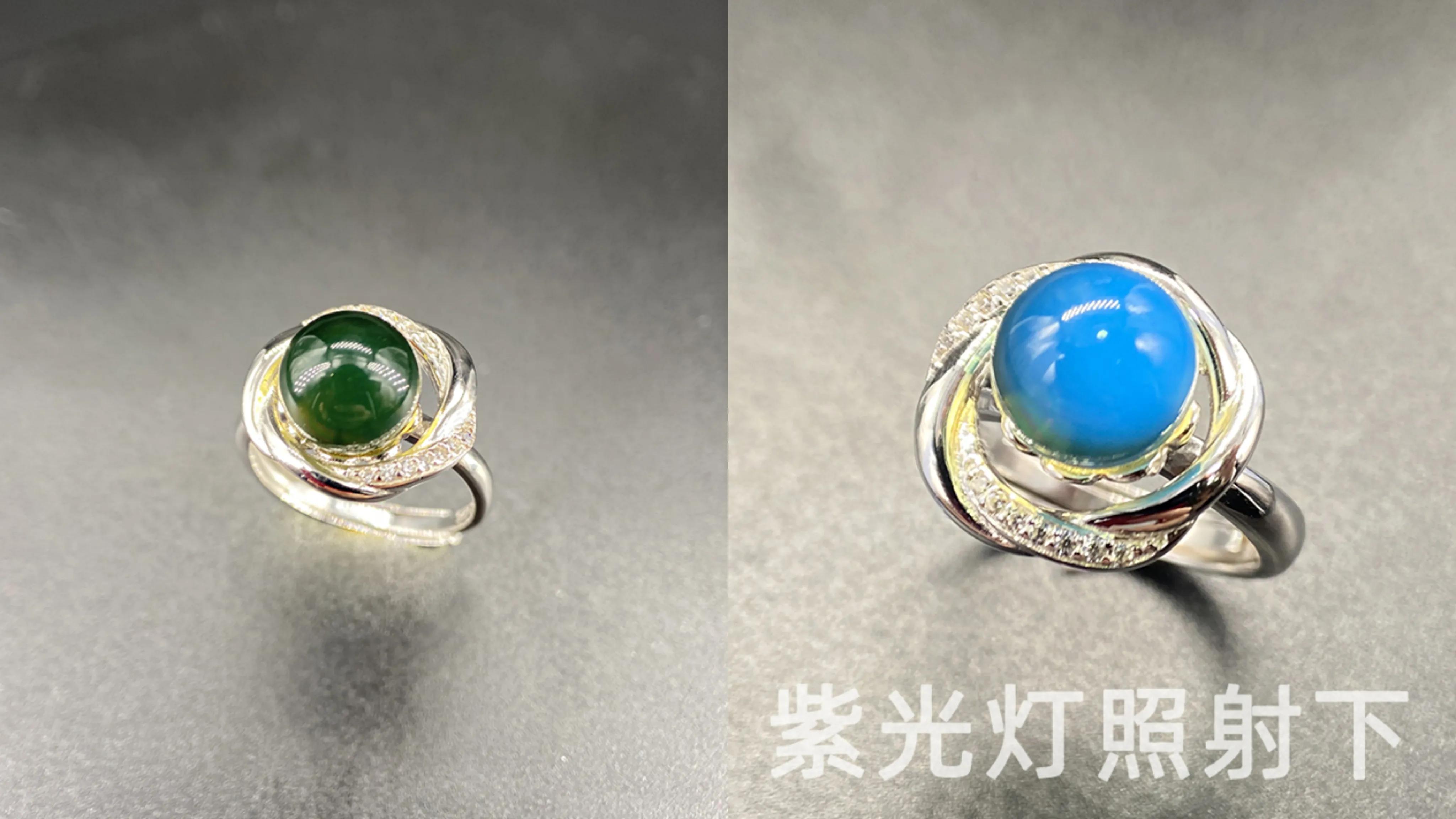 紫光灯下真假琥珀蜜蜡对比图,植村秀琥珀真假对比50ml