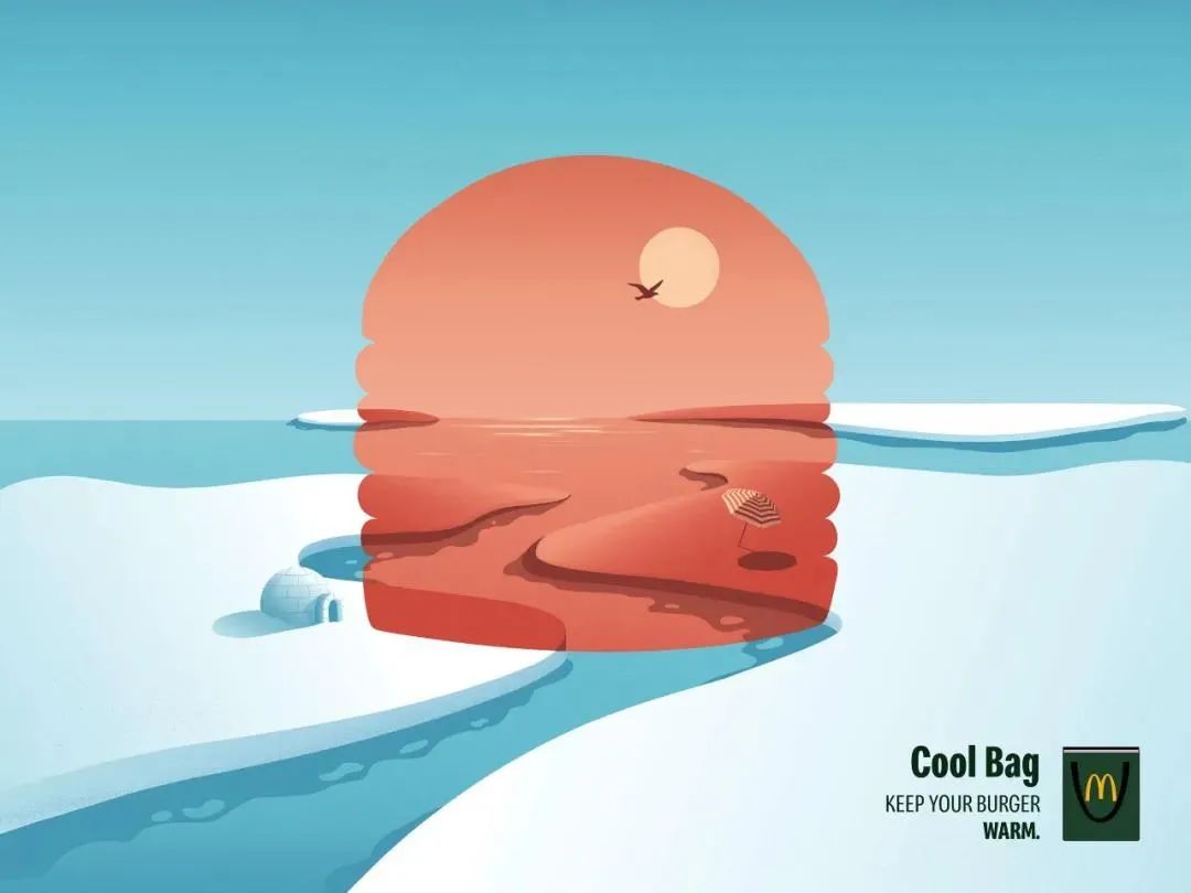 麦当劳新品汉堡海报,麦当劳最新夏日海报分析