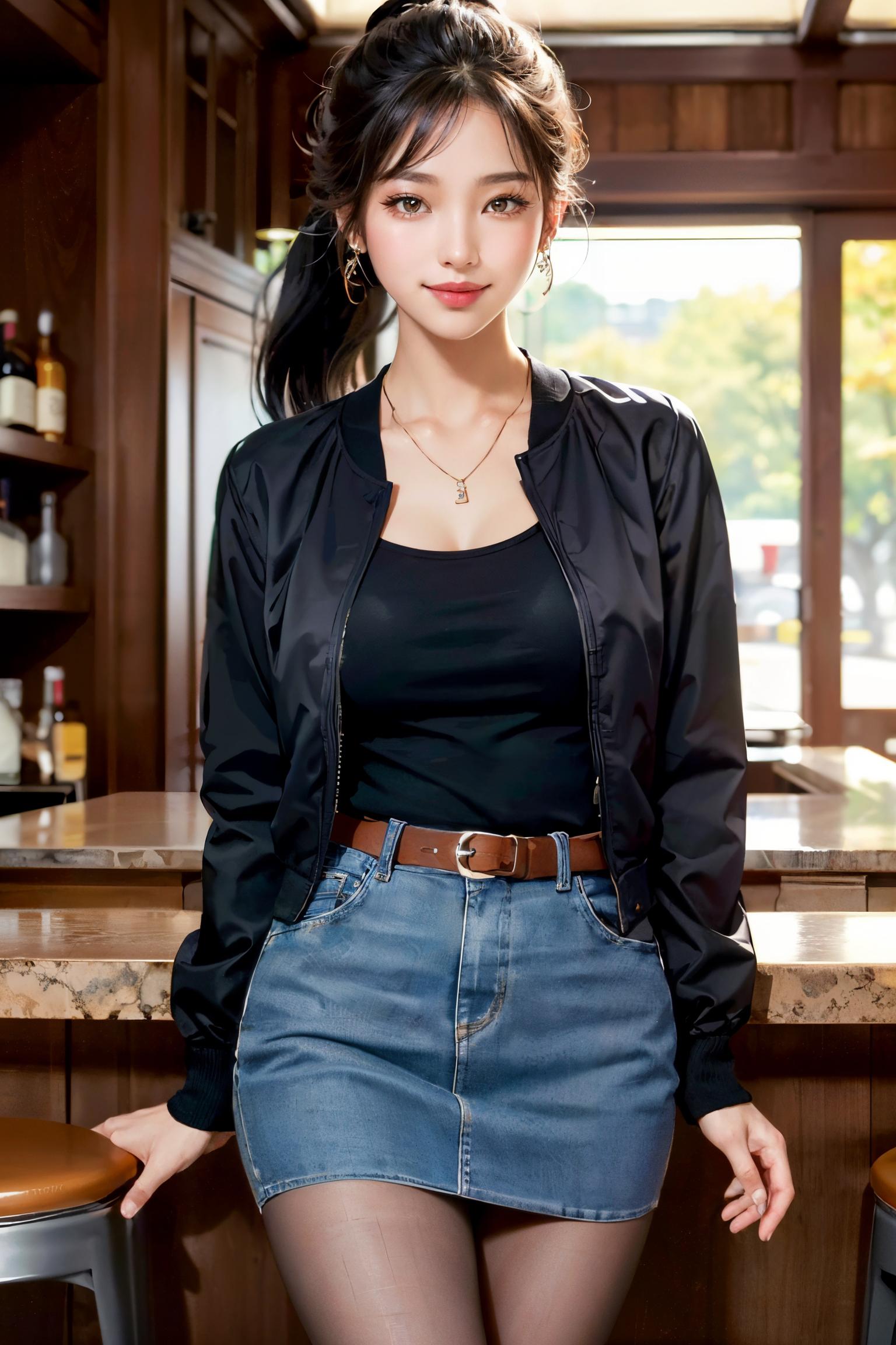 韩国黑吊带包臀裙,包臀裙韩国气质套装写真