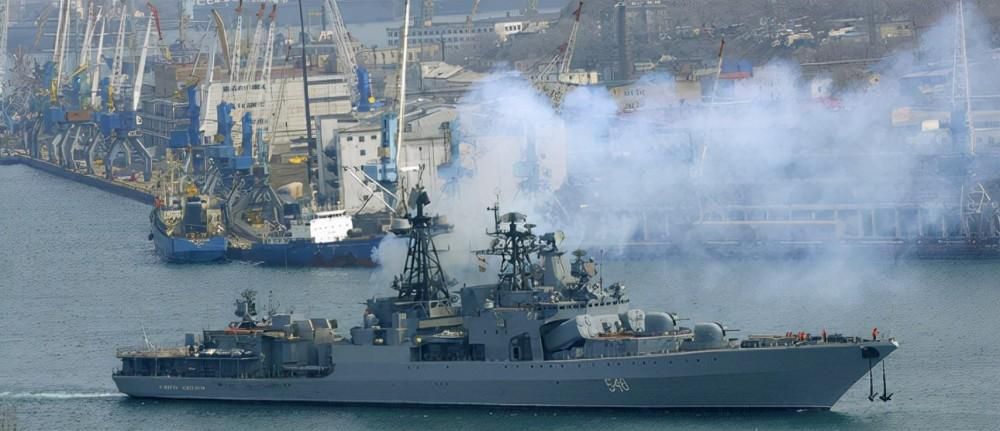 俄军舰闯入日本海,俄军舰在日本海进行军演