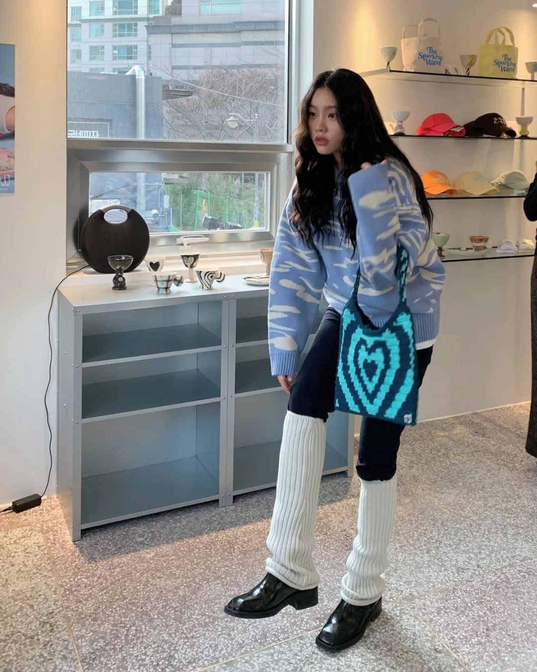 袜套堆堆袜穿法教程,袜套堆堆袜休闲怎么穿