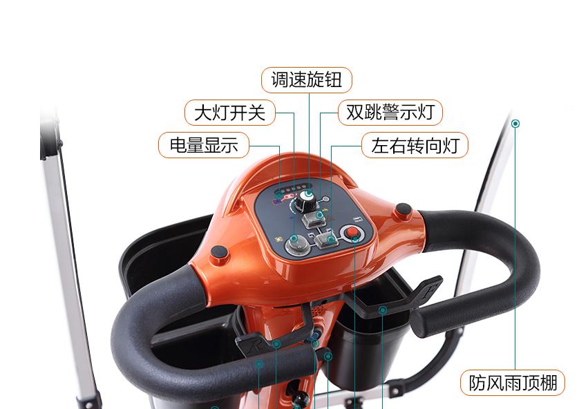 斯途玛四轮低速电动车,斯途玛d20高端老人代步四轮电动车