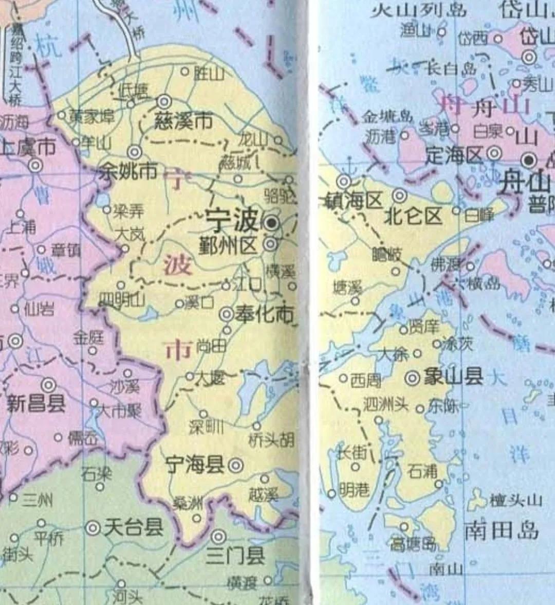 浙江宁波旅游景点地图,宁波地图景点分布图大全