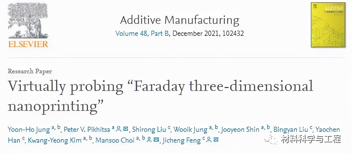 上科大增材顶刊：解析电力线画笔金属3D纳米打印