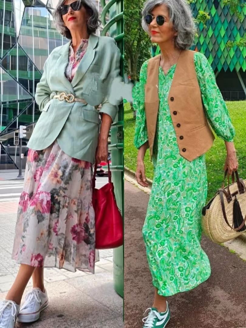 老年人街拍,看完这些穿搭就懂了