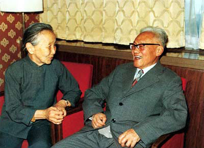 巴金生前录像,李小棠和巴金