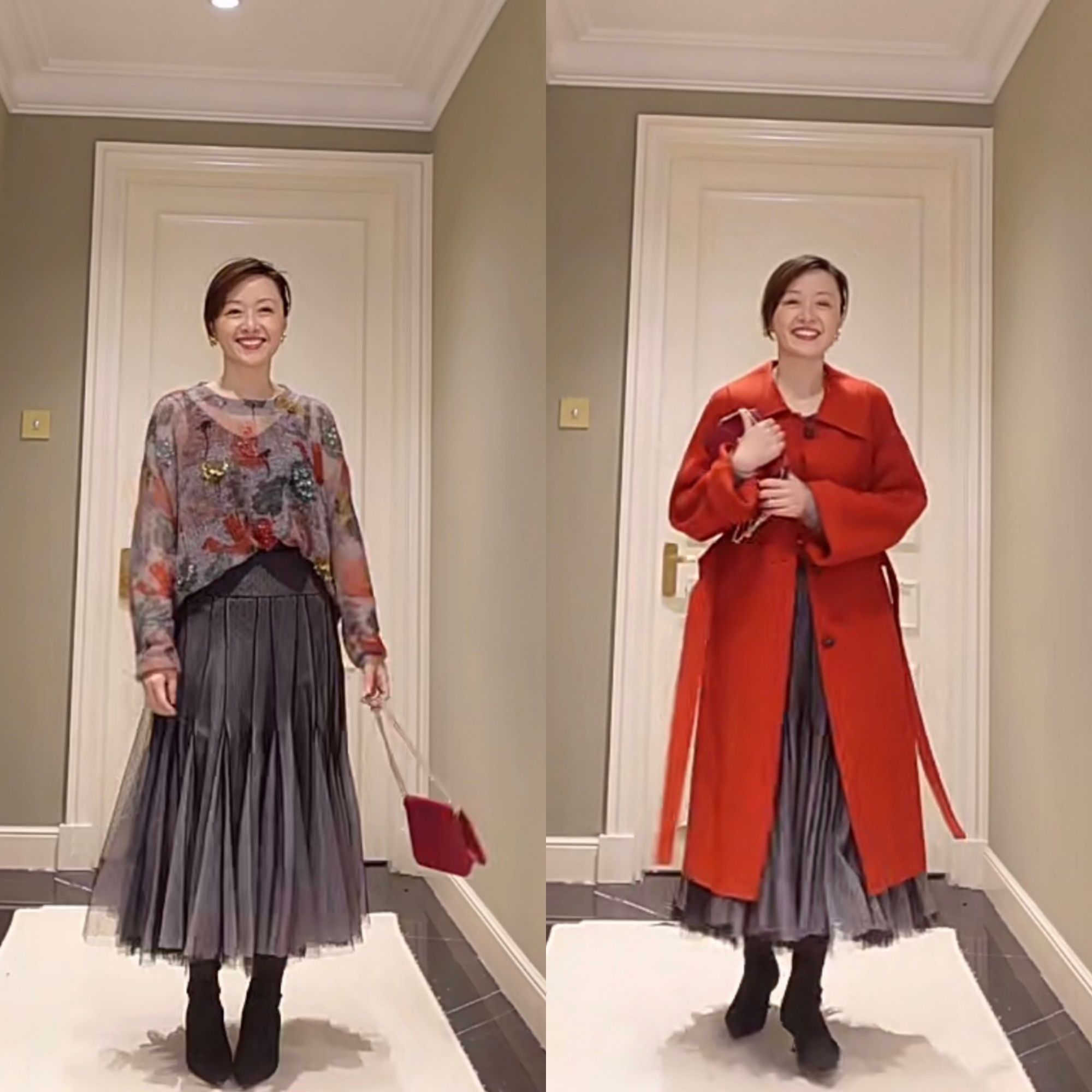 最适合小个子拜年的衣服,小个子拜年穿搭