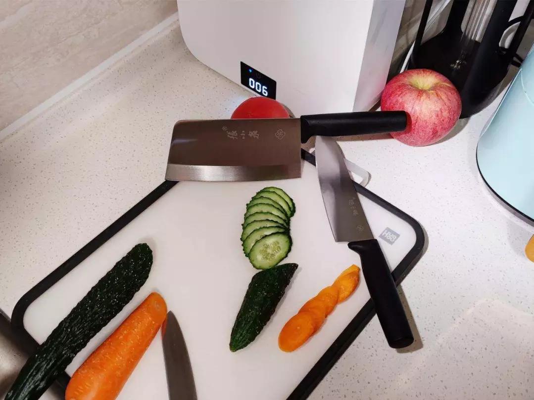 小米five智能刀筷架评测,智能消毒刀架推荐分享