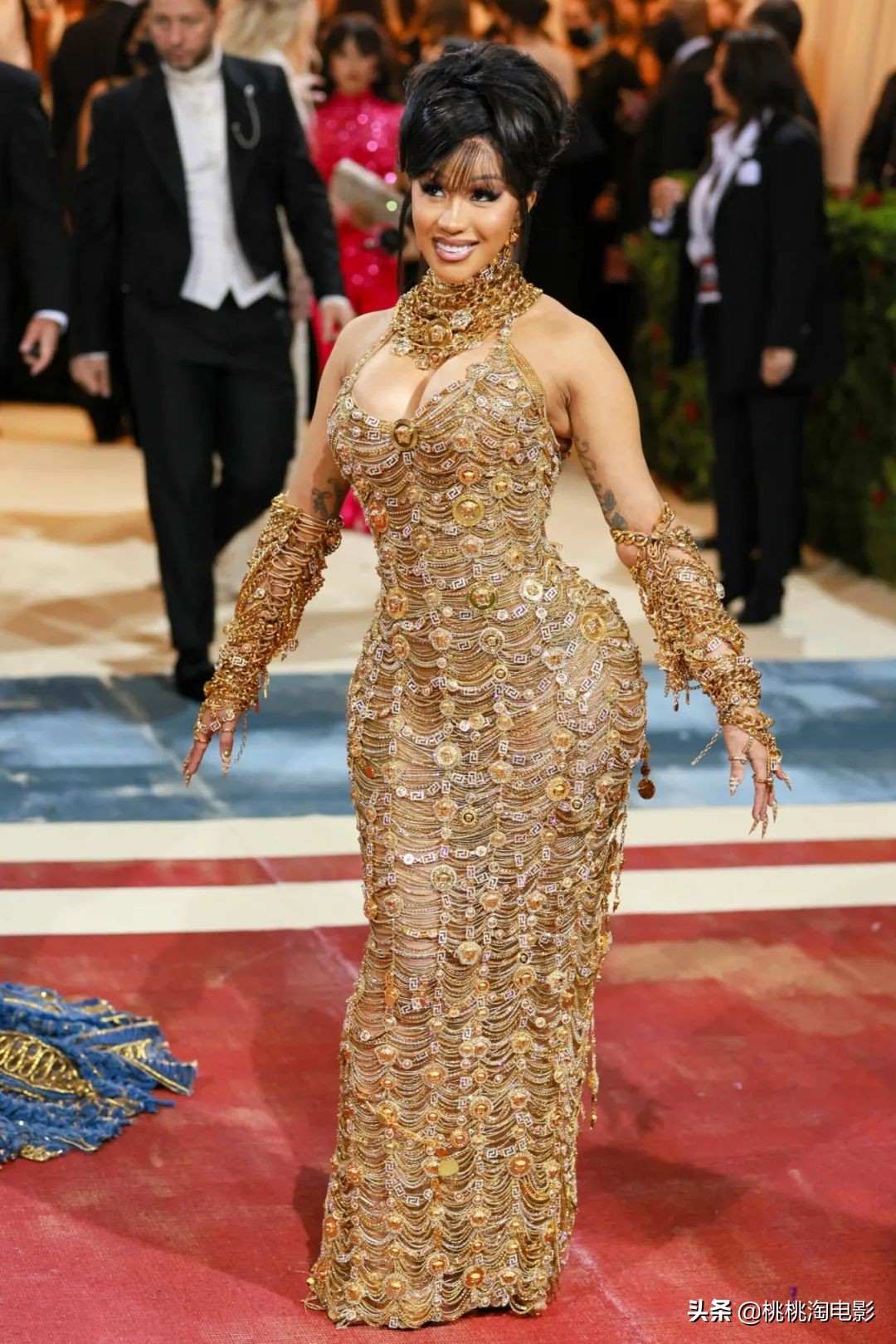 metgala群星红毯造型,2022metgala红毯完整版