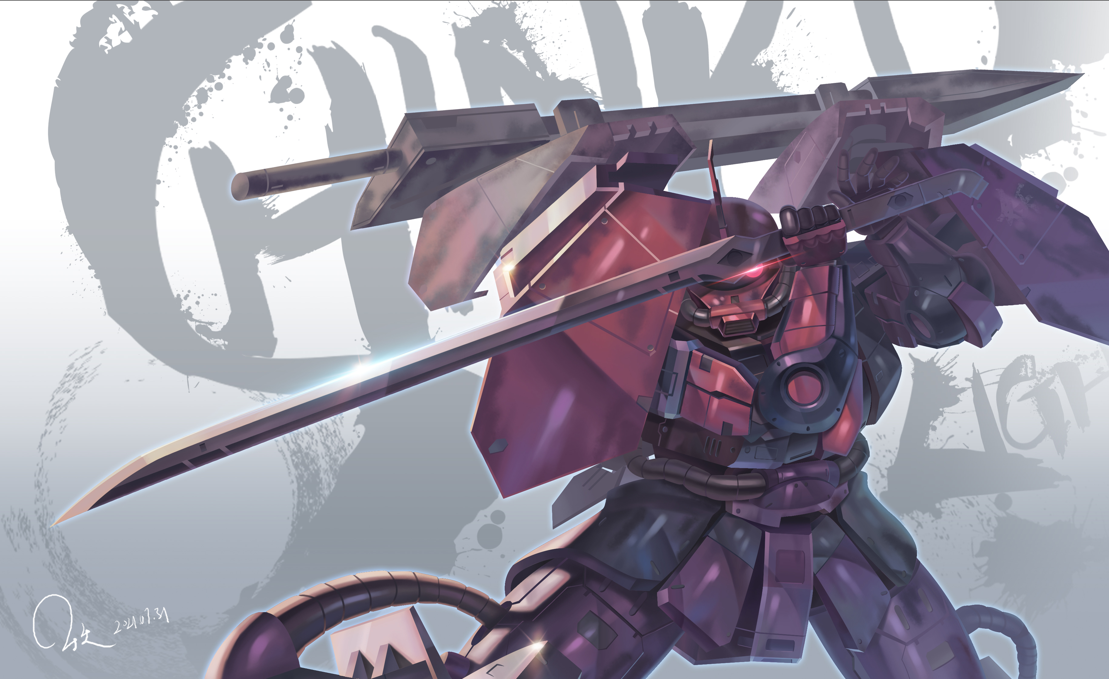 只要够想法，模型素组也能改出好作品-武士扎古