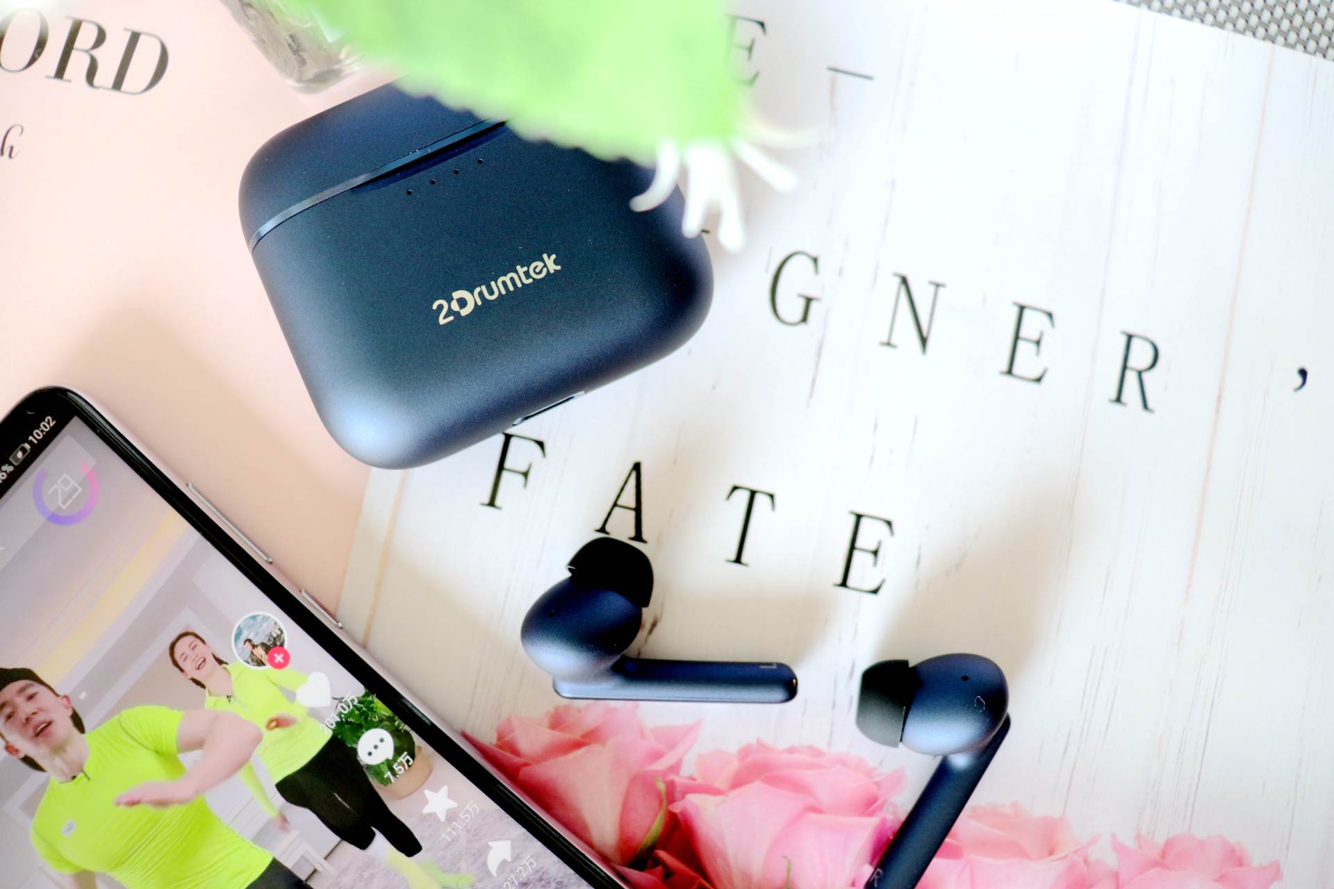 主动降噪耳机，首选双飞燕二皮B90真无线蓝牙耳机