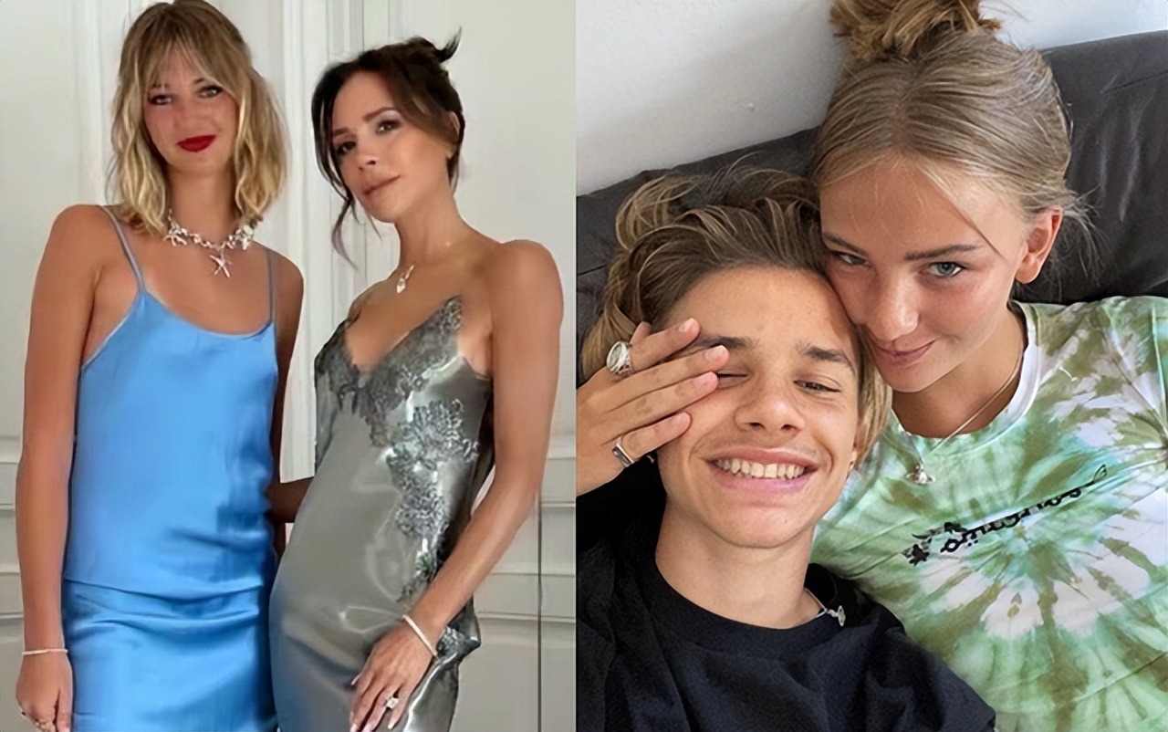 贝克汉姆小贝结婚照,小贝与维多利亚合照