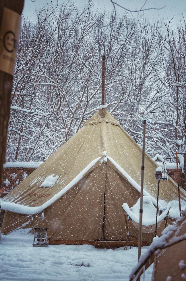 露营帐篷打开方法,最适合冬季实用的帐篷