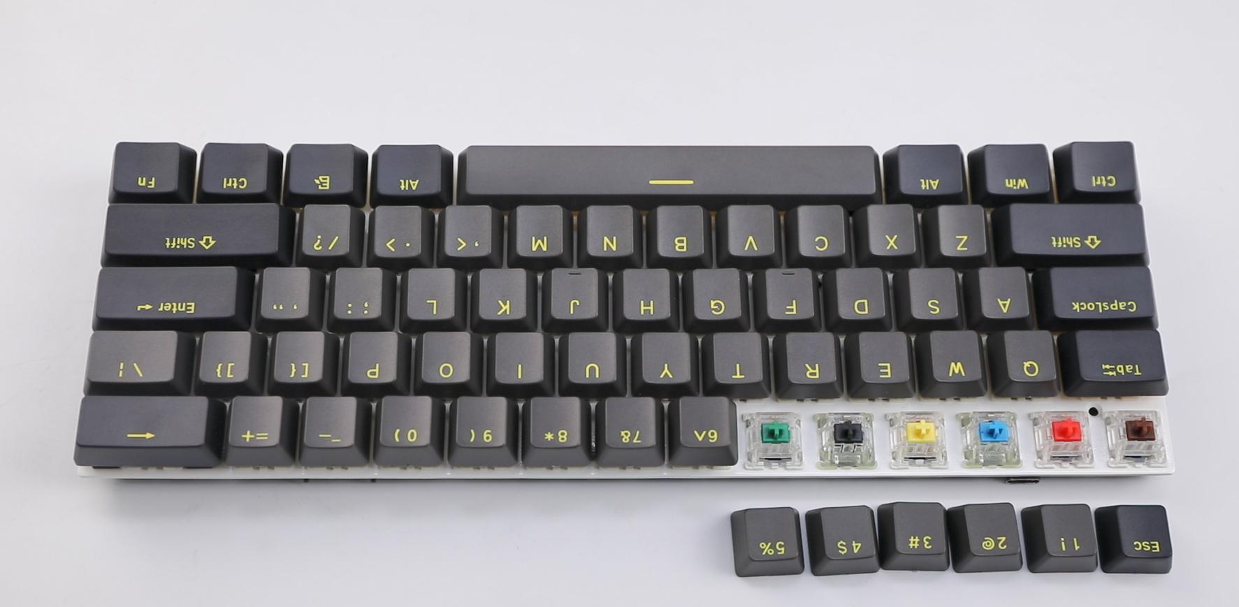 机械键盘可以通过颜色分辨轴体吗,机械键盘打字用哪种轴体