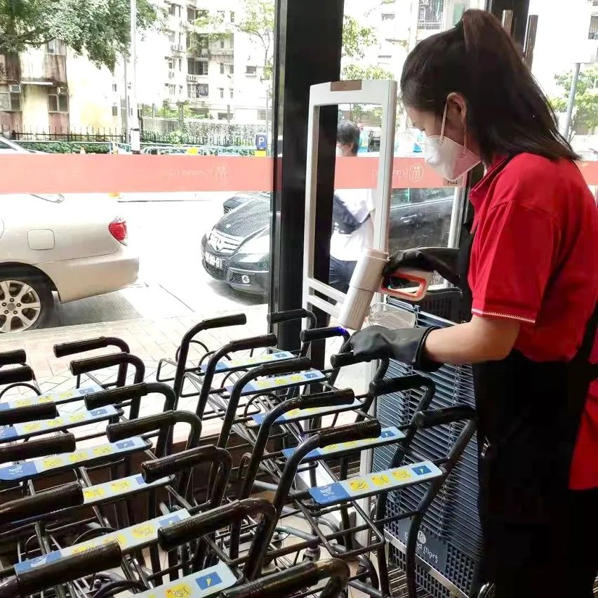 超市门口疫情防控的温馨提示通知,超市营业场所防疫喊话