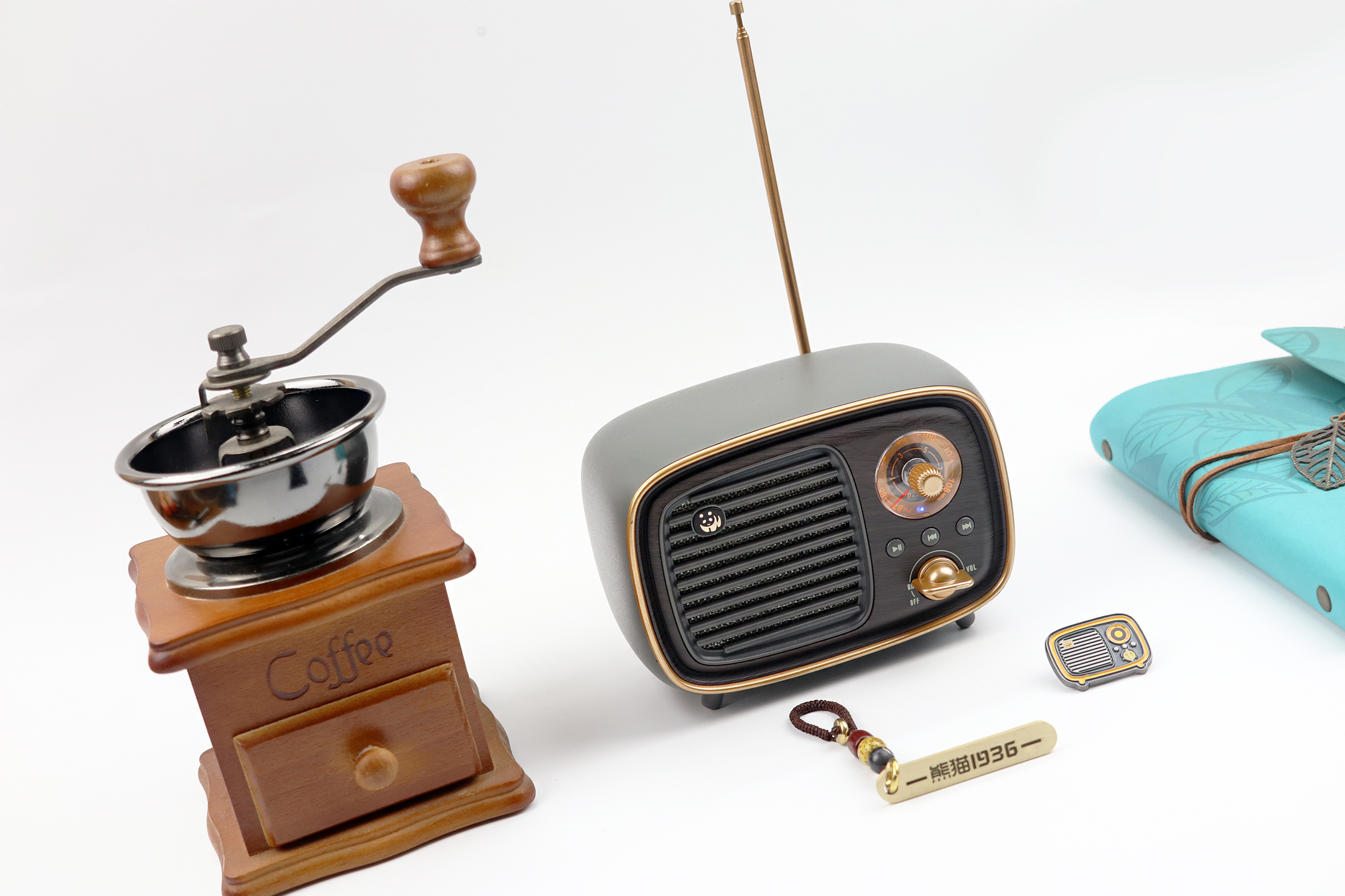 熊猫复古收音机1936评测,复古熊猫音响