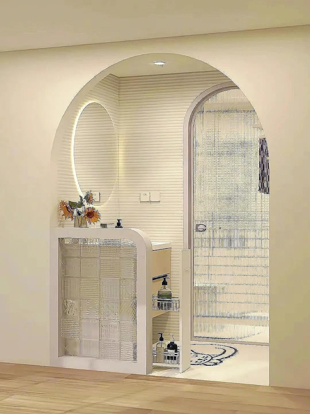 卫生间3色效果图,30款卫生间干区效果图