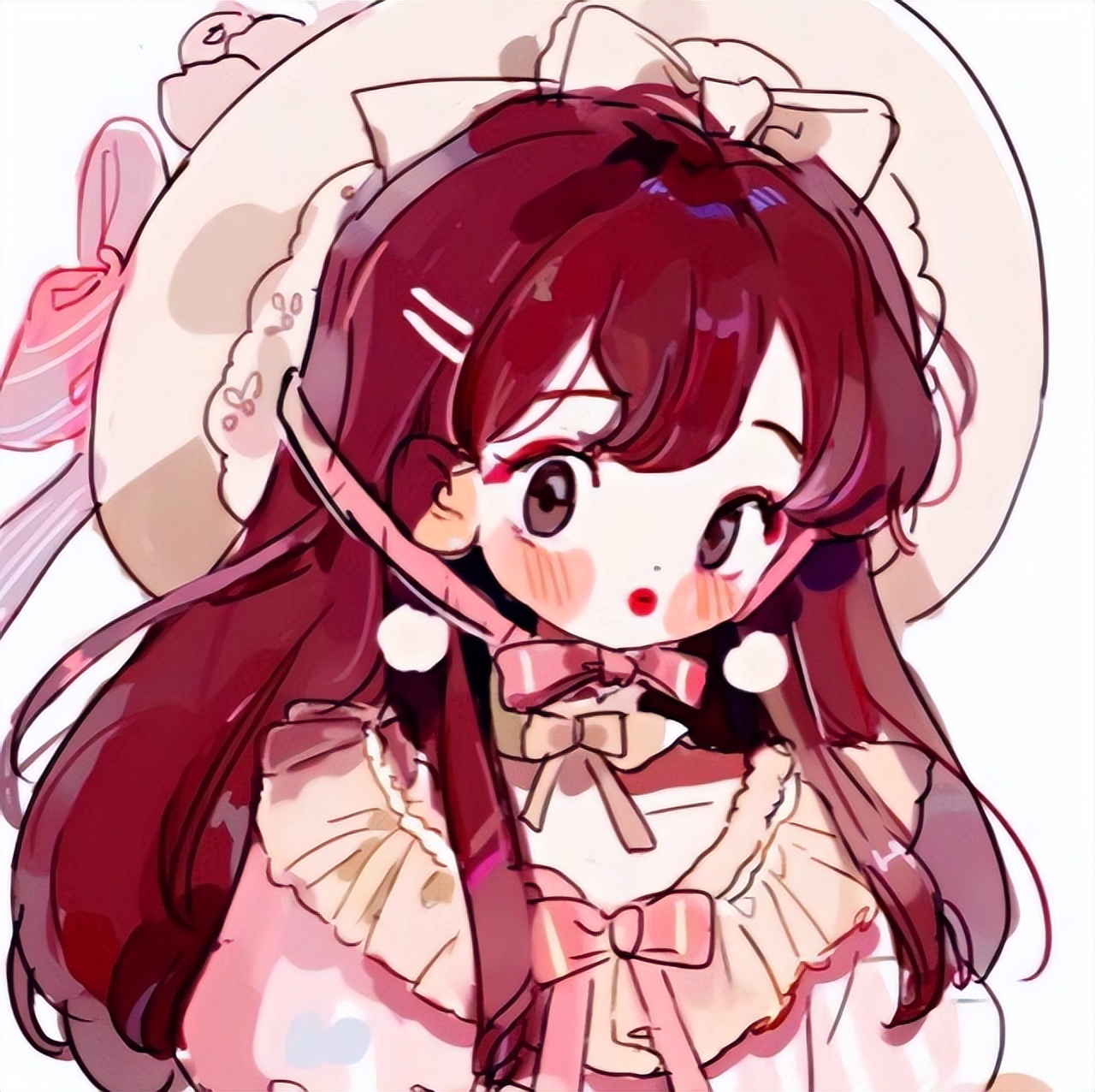 闺蜜头像加情侣头像同时用,一半闺蜜头像一半情侣头像