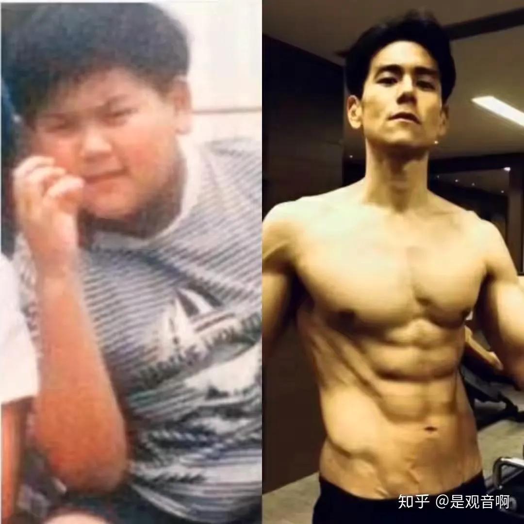 彭于晏（美女的老公）（男人的标准）瘦身前和瘦身后对比